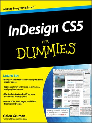 cover image of InDesign CS5 For Dummies